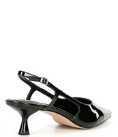 Steve Madden Legaci Patent Kitten Heel Slingback Pumps