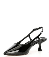 Steve Madden Legaci Patent Kitten Heel Slingback Pumps