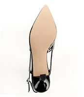 Steve Madden Legaci Patent Kitten Heel Slingback Pumps