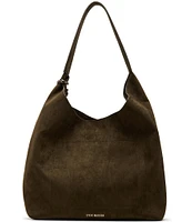Steve Madden Lenore Faux Suede Hobo Tote Bag
