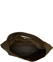 Steve Madden Lenore Faux Suede Hobo Tote Bag