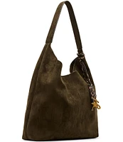 Steve Madden Lenore Faux Suede Hobo Tote Bag