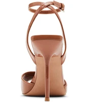 Steve Madden Lilac Patent Square Toe Ankle Strap Dress Sandals