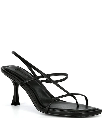 Steve Madden Locke Strappy Thong Square Toe Dress Sandals