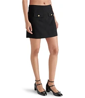 Steve Madden Lorde Stretch Twill Mini Skirt