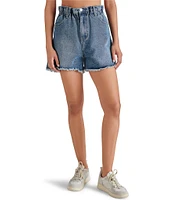 Steve Madden Lunetta Denim High Waist Cut Off Shorts