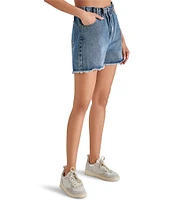 Steve Madden Lunetta Denim High Waist Cut Off Shorts