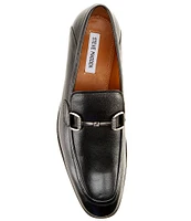 Steve Madden Men's Aahron Leather Bit Embellishment Dress Slip-Ons