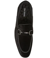 Steve Madden Men's Aahron Velvet Bit Embellishment Dress Slip-On Loafers