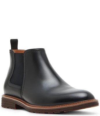 Steve Madden Men's Aben Leather Chelsea Boots