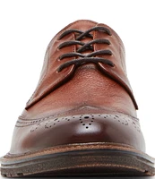 Steve Madden Men's Acari Wingtip Leather Oxfords