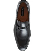 Steve Madden Men's Adair Leather Bit Embellishment Dress Slip-Ons