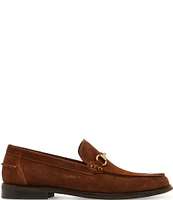 Steve Madden Men's Alfio Suede Bit Embellishment Dress Slip-On Loafers