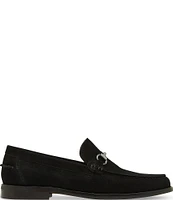 Steve Madden Men's Alfio Suede Bit Embellishment Dress Slip-On Loafers