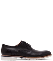 Steve Madden Men's Bader Leather Plain Toe Lace-Up Oxfords