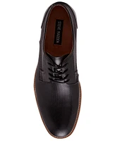 Steve Madden Men's Bader Leather Plain Toe Lace-Up Oxfords