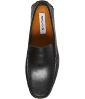 Steve Madden Men's Bernie Leather Driver Loafers