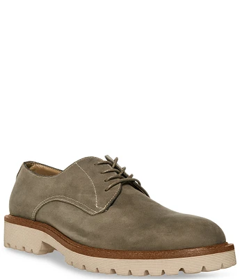 Steve Madden Men's Bronzi Plain Toe Lace-Up Oxfords