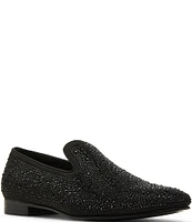 Steve Madden Men's Cashh Rhinestone Embellished Slip-On Loafers