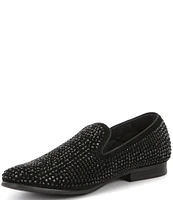 Steve Madden Men's Caviarr Crystal Embellishment Slip-On Loafers