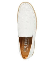 Steve Madden Men's Caydenn Leather Casual Slip-On Espadrilles