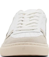 Steve Madden Men's Centre Leather Suede Detail Lace-Up Sneakers