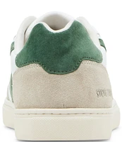 Steve Madden Men's Centre Leather Suede Detail Lace-Up Sneakers