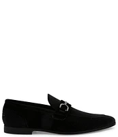 Steve Madden Men's Crusadr Velvet Bit Embellished Dress Slip-Ons