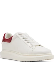 Steve Madden Men's Frosted Contrast Collar Leather Sneakers