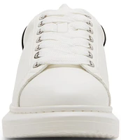 Steve Madden Men's Frosted Contrast Collar Leather Sneakers