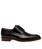 Steve Madden Men's Gerell Leather Cap Toe Dress Oxfords