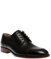 Steve Madden Men's Gerell Leather Cap Toe Dress Oxfords