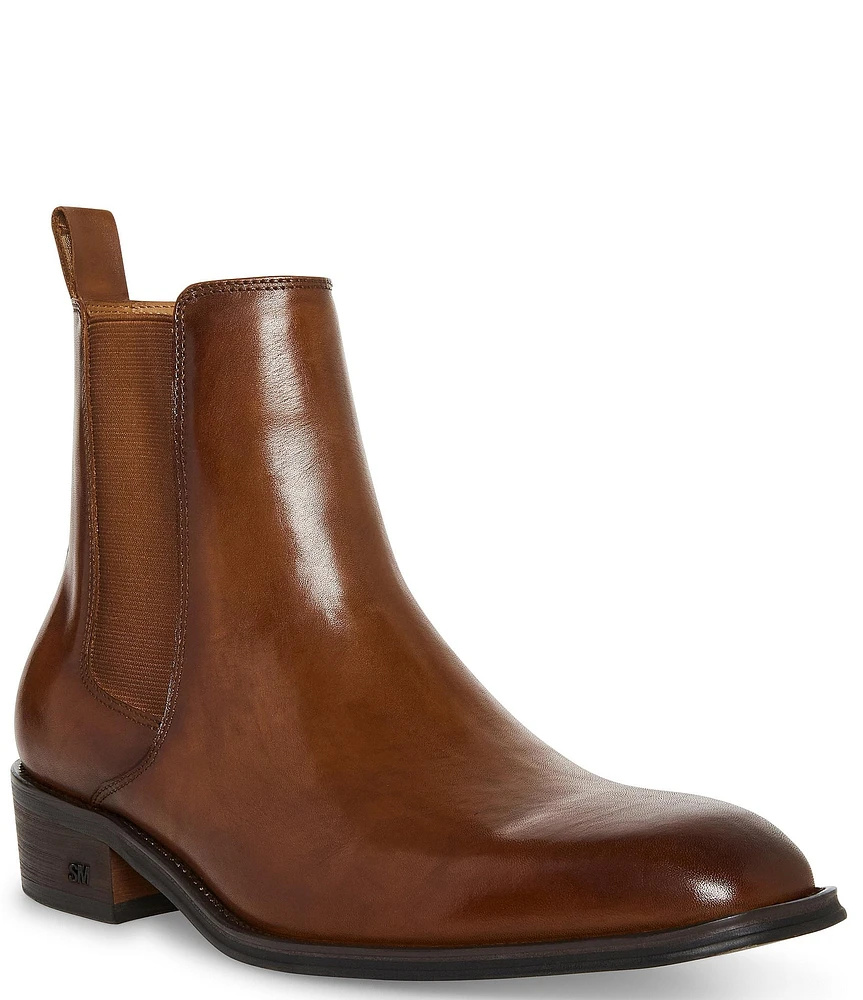 Steve Madden Men's Hamlin Leather Chelsea Boots