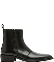 Steve Madden Men's Haynes Leather Side Zip Dress Boot