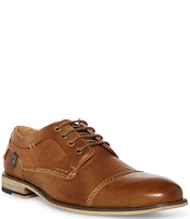 Steve Madden Men's Jagwar Leather and Suede Oxfords