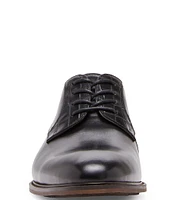 Steve Madden Men's Jaise Leather Plain Toe Lace-Up Oxfords