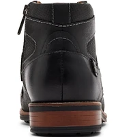 Steve Madden Men's Jotting Leather Cap Toe Boots