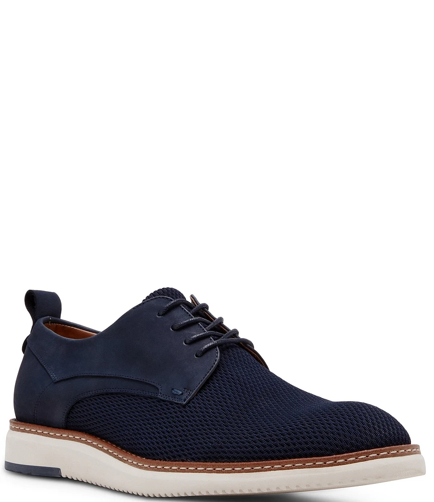 Steve Madden Men's Krafted Plain Toe Lace-Up Knit Oxfords