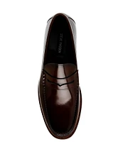 Steve Madden Men's Marvyn Leather Slip-On Dress Penny Loafers