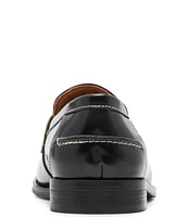 Steve Madden Men's Natan Leather Dress Penny Loafers