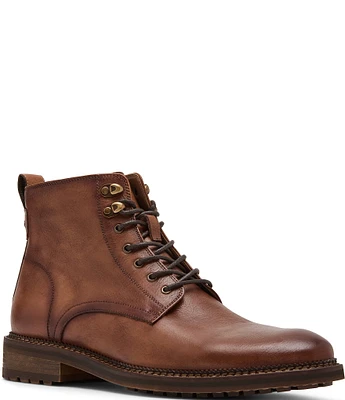 Steve Madden Men's Noby Lace-Up Leather Boots