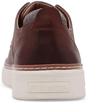 Steve Madden Men's Ormani Leather Lace-Up Sneakers