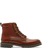 Steve Madden Men's Salvatore Leather Lug Sole Boots