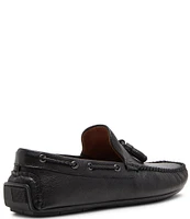 Steve Madden Men's Saxxen Leather Tassel Driving Mocassins