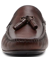 Steve Madden Men's Saxxen Leather Tassel Driving Mocassins