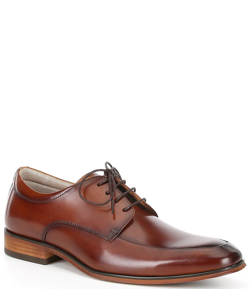 Steve Madden Men's Tasher Leather Moc-Toe Oxfords