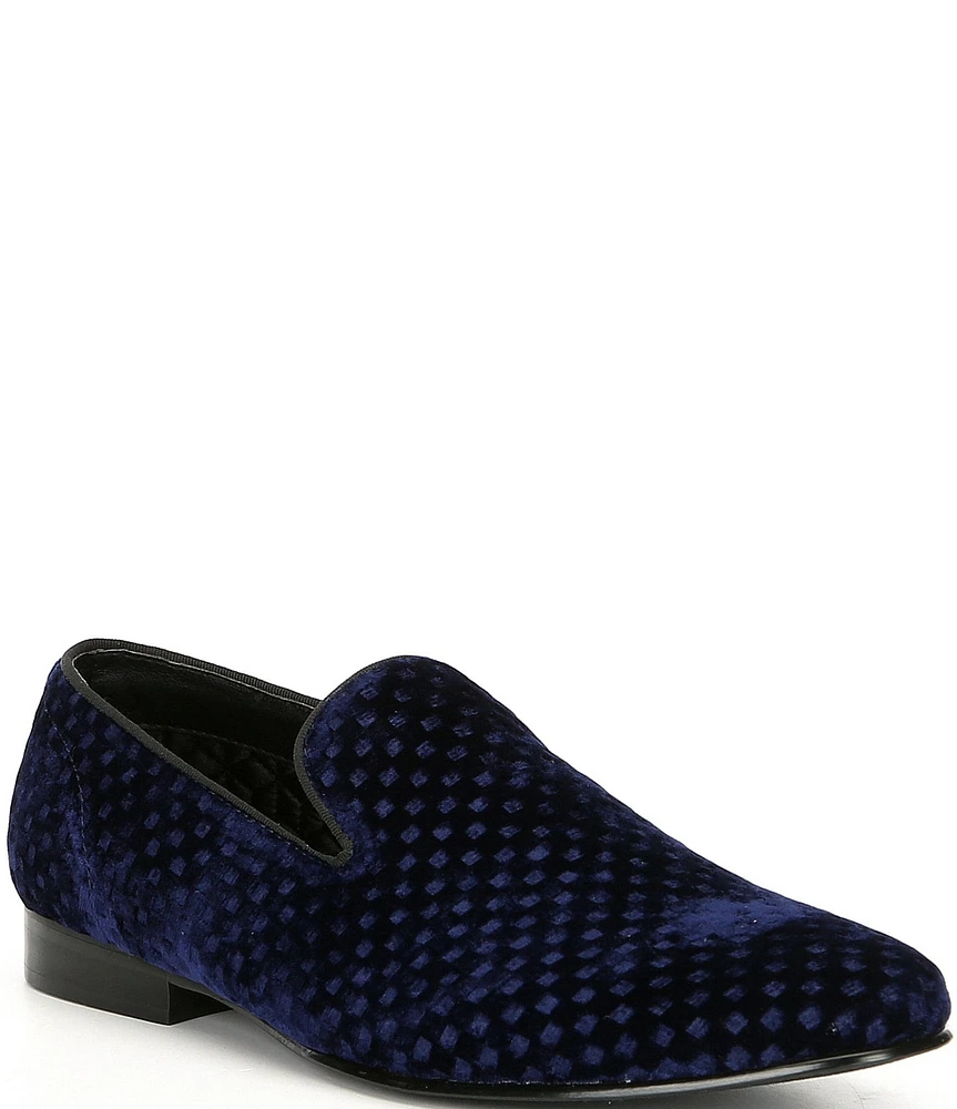 Steve Madden Men's Velvet Lifted Slip-On Loafers