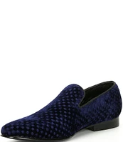 Steve Madden Men's Velvet Lifted Slip-On Loafers