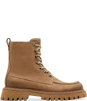 Steve Madden Men's Walvia Nubuck Lug Sole Work Boots