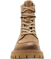 Steve Madden Men's Walvia Nubuck Lug Sole Work Boots